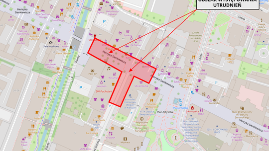 Zmiany w organizacji ruchu w centrum Kielc. Utrudnienia na Sienkiewicza i Staszica