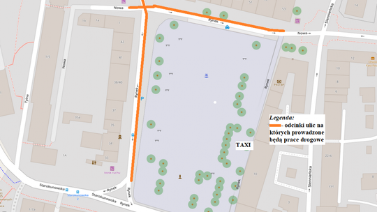 Utrudnienia w centrum Ostrowca 