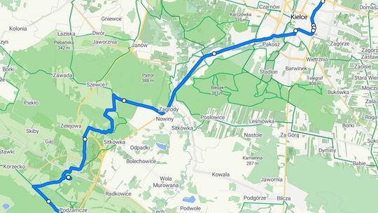 UWAGA! Co Za Jazda! Chęciny. Zmiana fragmentu trasy