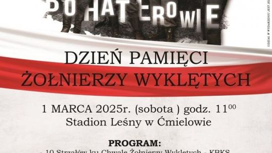 W Ćmielowie na sportowo uczczą Dzień Pamięci Żołnierzy Wyklętych