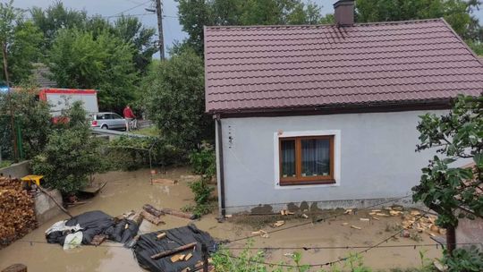 W gminie Ćmielów trwa usuwanie skutków nawałnicy. Wiele osób nadal bez prądu