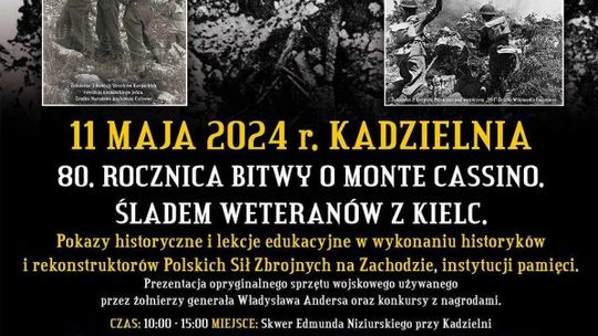 W Kielcach upamiętnią 80. rocznicę bitwy o Monte Cassino