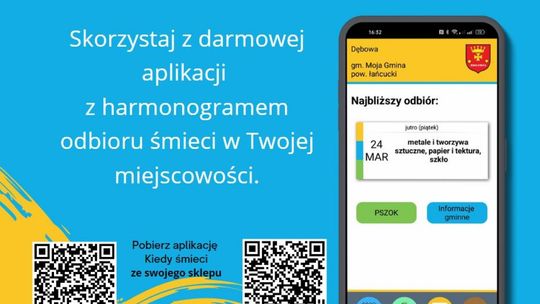 W Kunowie telefon poinformuje o terminie odbioru śmieci 