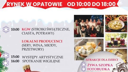 W Opatowie też będzie wigilijne spotkanie