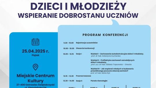 W Ostrowcu będzie debata nad psychiczną kondycją dzieci i młodzieży 