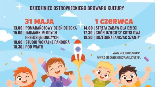 W Ostrowcu Dzień Dziecka będzie trwał przez cały weekend 