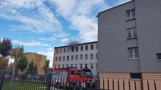 W ostrowieckim poprawczaku wybuchł pożar