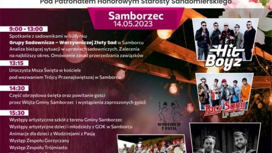 W Samborcu XXXIII już Święto Kwitnącej Jabłoni  