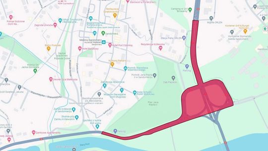 W Sandomierzu utrudnienia z powodu blokad rolniczych  