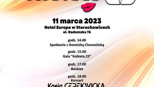W sobotę odbędzie się Gala Kobieta.23 