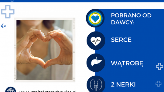 W starachowickim szpitalu pobrano narządy. Przeszczepy uratowały życie 4 osobom 