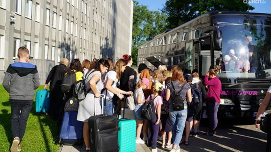 Wakacyjny wypoczynek dzieci z Ukrainy nad polskim morzem 