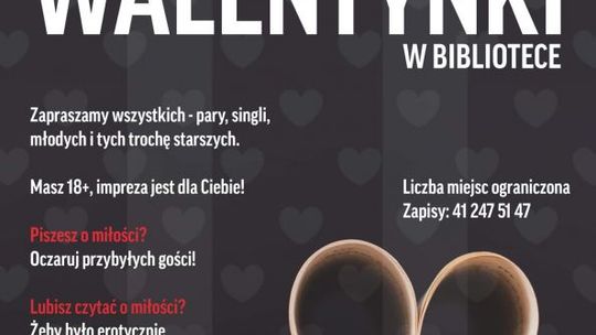 Walentynki w ostrowieckiej bibliotece Walentynki w ostrowieckiej bibliotece