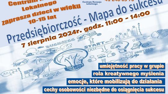 Warsztaty "Przedsiębiorczość - mapa do sukcesu" dla dzieci i młodzieży w Ostrowieckim Browarze Kultury