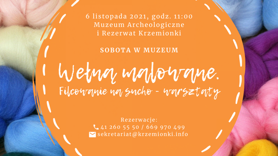 Warsztaty wełną malowane 