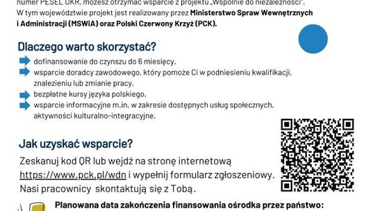Ważne dla Ukraińców mieszkających w naszym regionie