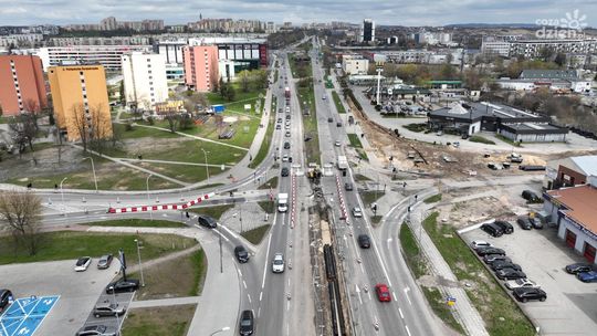 Ważne zmiany w organizacji ruchu w obrębie skrzyżowania al. Solidarności-al. Tysiąclecia Państwa Polskiego