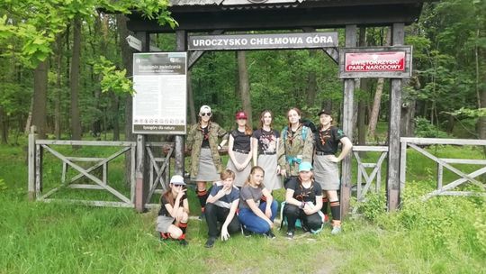 Wędrowali po Górach Świętokrzyskich