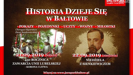 Weekend z historią i wolny wstęp do Jura Parku