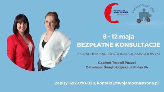 Weź udział w bezpłatnych konsultacjach z coachem kariery 