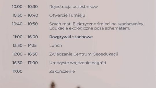 Wielki finał Ekologicznego Turnieju Szachowego