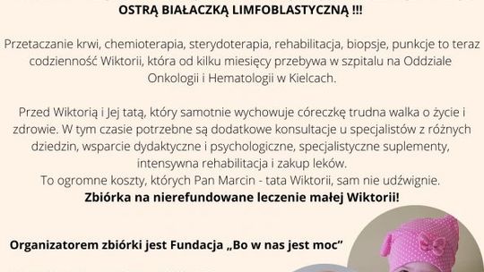Wiktoria z Kielc kontra białaczka