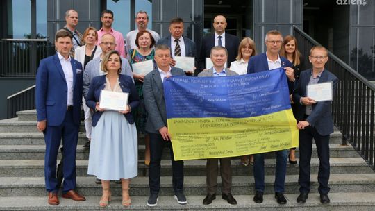 Wizyta mera Winnicy Siergieja Morgunowa w Kielcach