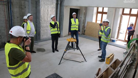 Wizyta na placu budowy