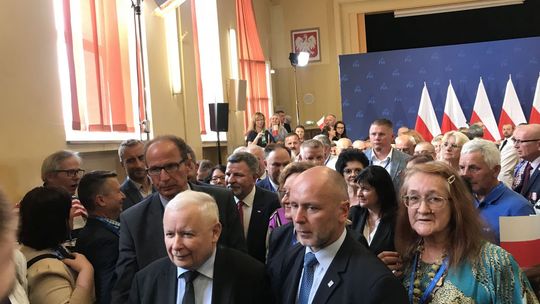 Wizyta prezesa Prawa i Sprawiedliwości w Ostrowcu