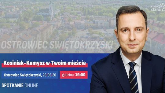 Władysław Kosiniak Kamysz z wizytą online w Ostrowcu Świętokrzyskim