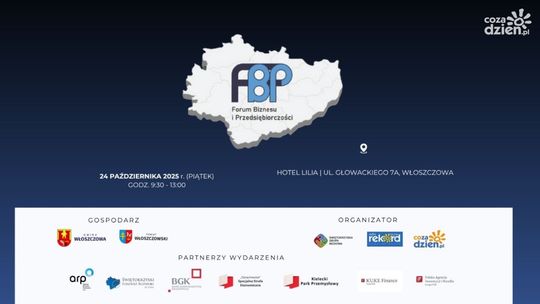 Włoszczowa 2025: Forum Biznesu i Przedsiębiorczości już 24 października