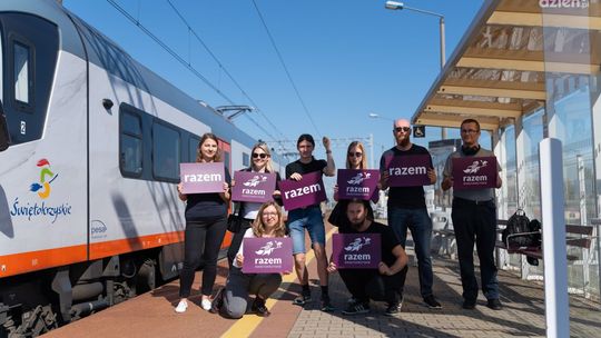 Włoszczowa walczy o kolej. Mieszkańcy i Partia Razem przeciw marginalizacji stacji