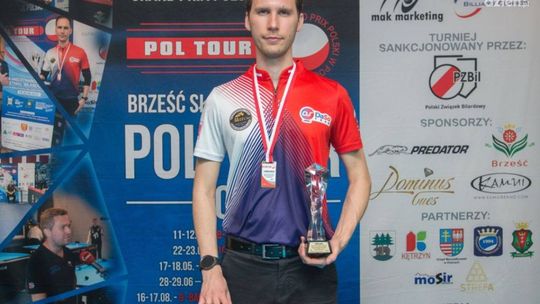 Wojciech Szewczyk zwycięzcą turnieju bilardowego w Kielcach
