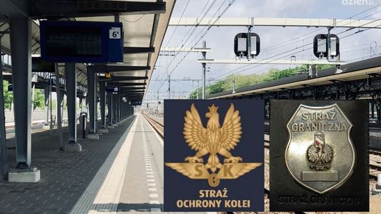 Współdziałanie funkcjonariuszy Placówki SG w Kielcach ze Strażą Ochrony Kolei