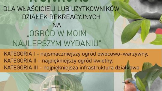 Wybiorą najsmaczniejszy, najbarwniejszy i najciekawszy ogród w Ostrowcu