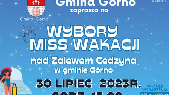 Wybory MISS WAKACJI nad Zalewem Cedzyna!