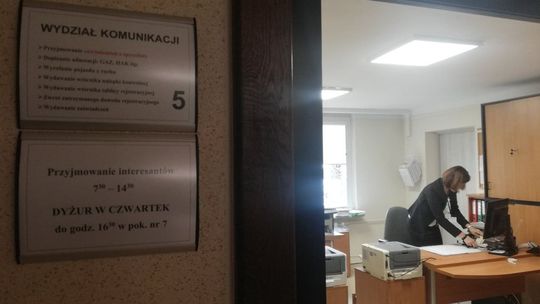 Wydział komunikacji czynny. Jednak z obostrzeniami
