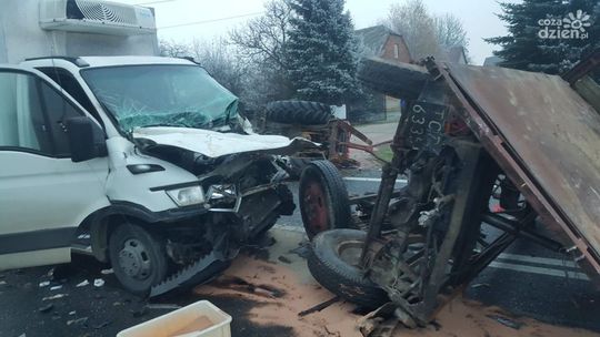 Wypadek na DK 9 w Sadowiu