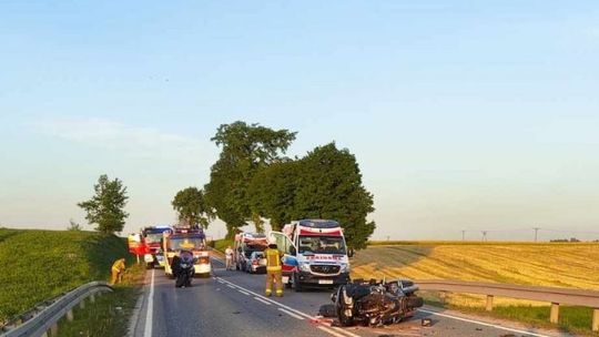 Wypadek w Nieskurzowie Nowym. Są ranni