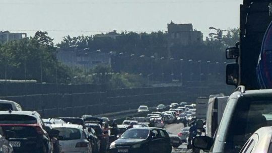 Wypadek zablokował trasę Cedzyna- Kielce na S74 (edytowane)