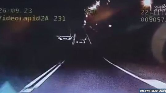 Wyprzedzał TIR-em pod górkę