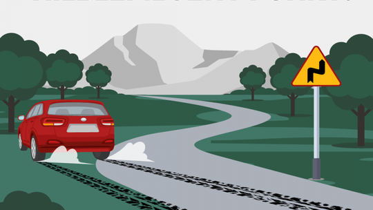 Yanosik ostrzega przed niebezpiecznymi punktami na drodze 