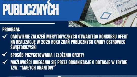 Z NGO o dotacjach na zadania publiczne 