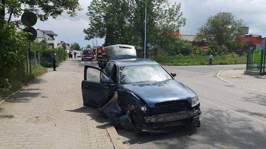 Zablokowana ulica Żabia w Ostrowcu Św.