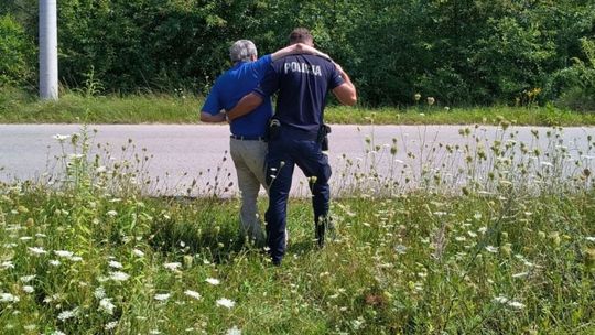 Zaginiony senior szczęśliwie odnaleziony