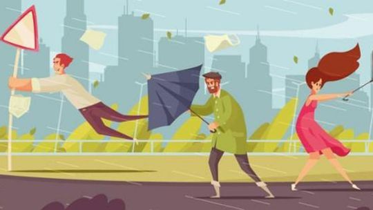 Zasady zachowania podczas burz