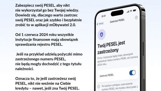 Zastrzeżony  PESEL może uchronić przed kłopotami 