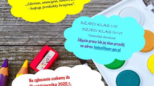 Zdrowe, smaczne, kolorowe - rusza konkurs plastyczny dla dzieci