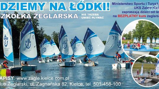 Żeglarskie zajęcia dla dzieciaków w Kielcach