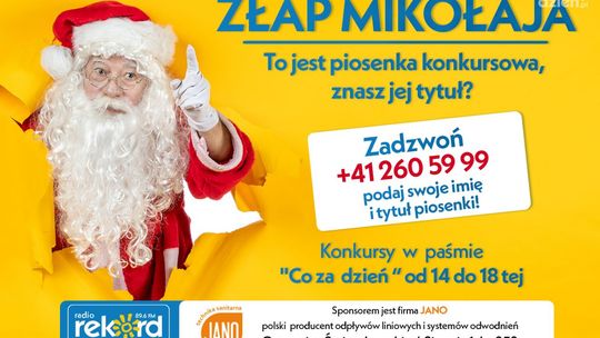 ZŁAP MIKOŁAJA - Konkurs w Radio Rekord Świętokrzyskie 89,6 FM